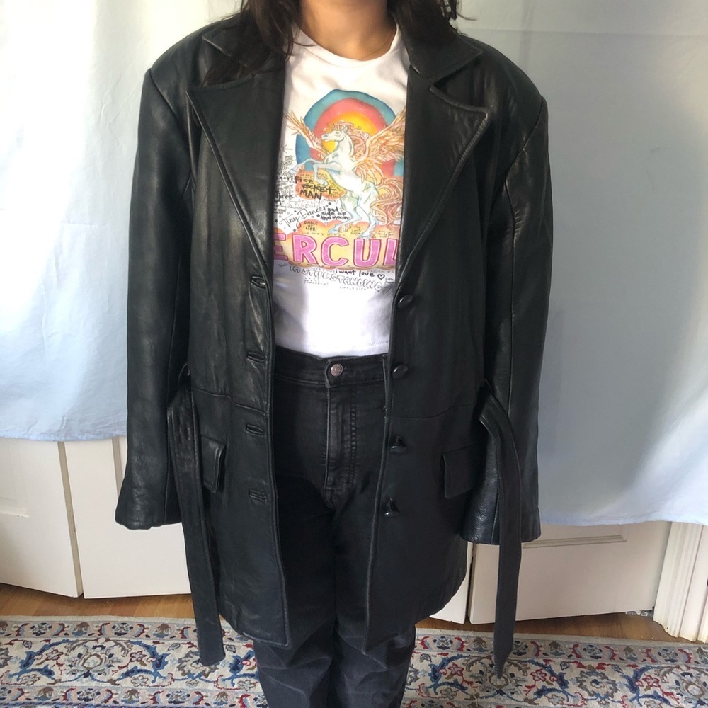 Genuine Leather Wilson’s Jacket Blazer Size XL